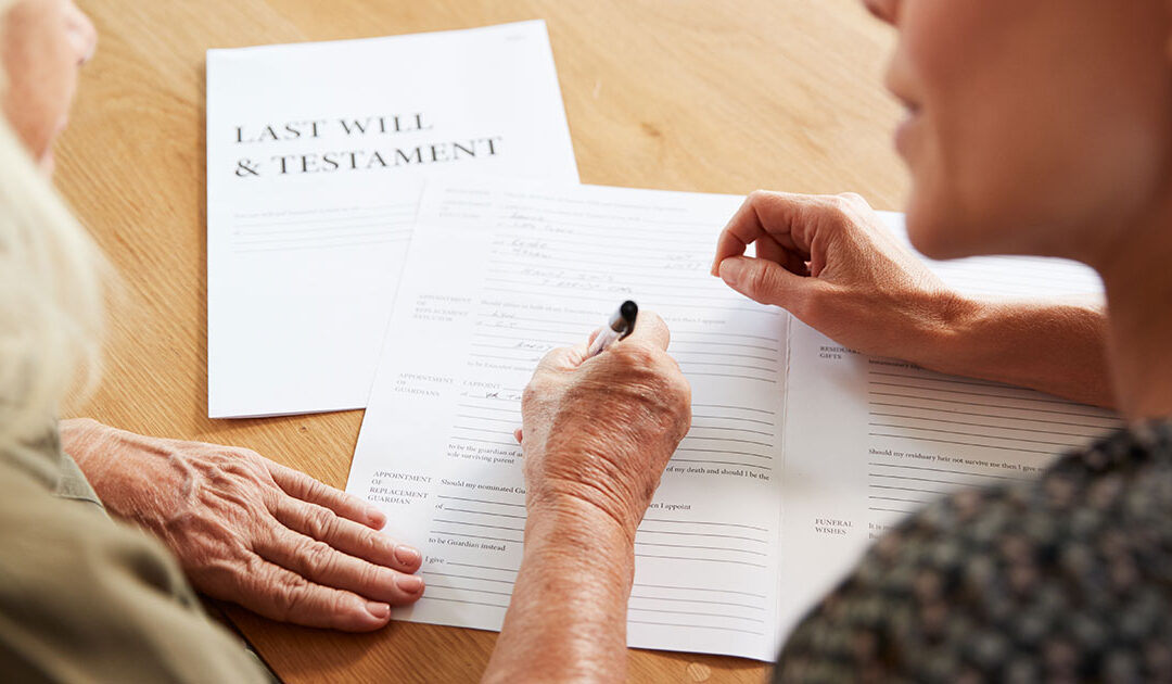 A widow contesting a Will